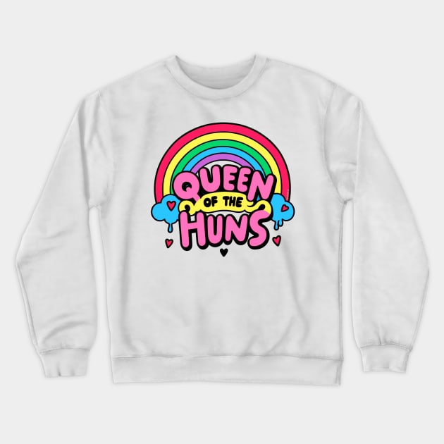 Queen of the Huns Crewneck Sweatshirt by Sketchy